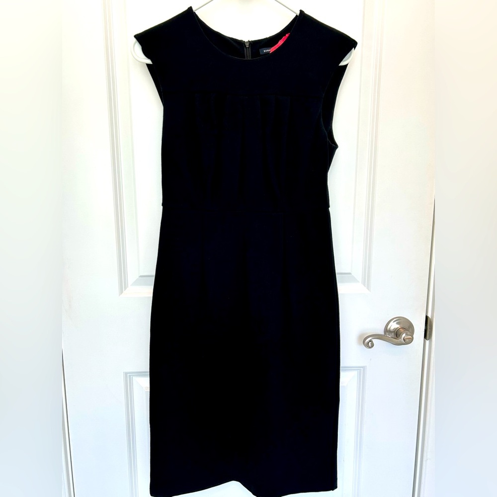 Banana Republic Classic Black Midi Dress